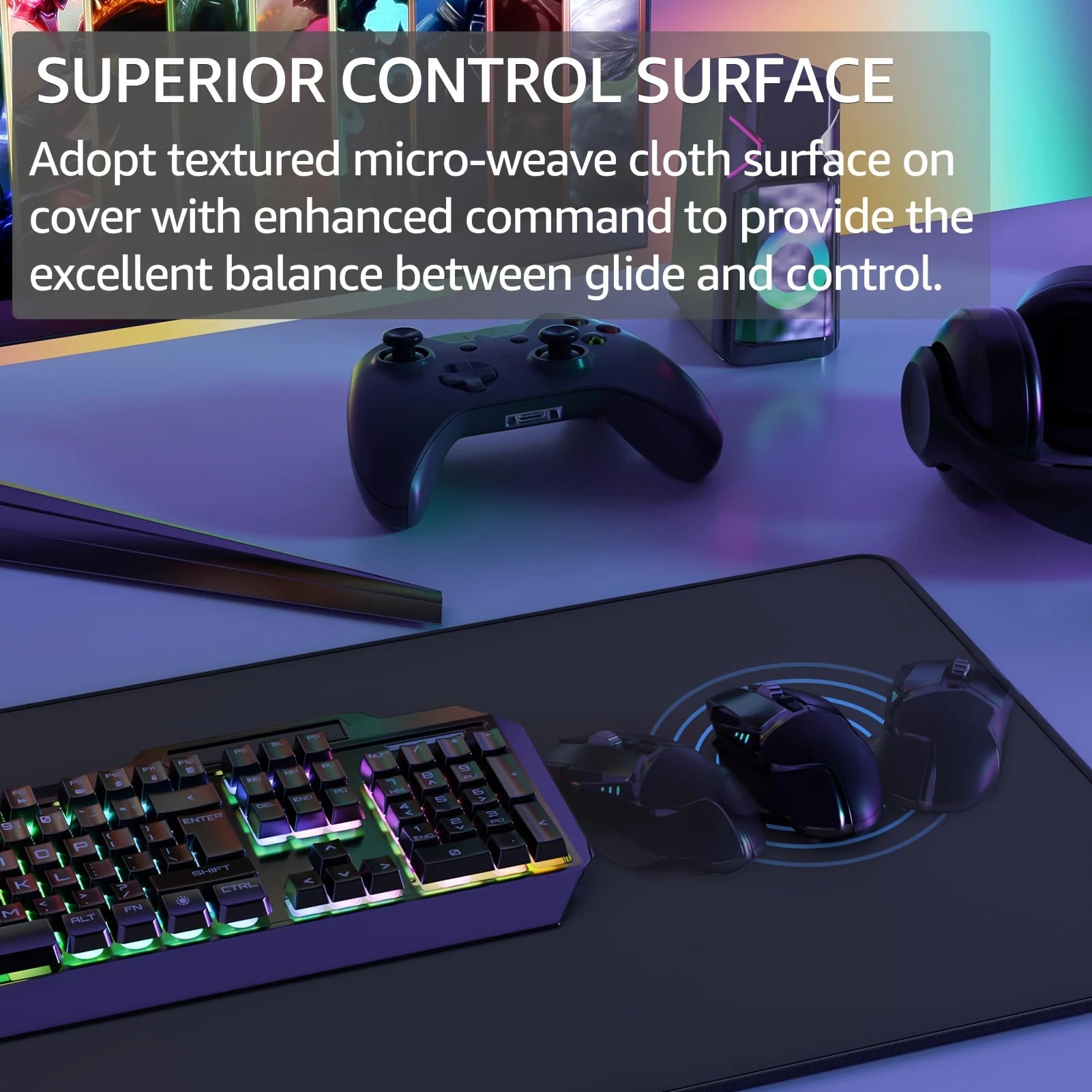 1PC Large Mouse Pads For Desk, Gaming Mouse Pad